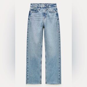 NWOT Zara High Rise Straight Leg Jeans SZ 10
